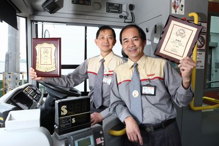 Two winners of the Safe Driving Award shared the keys to safe driving